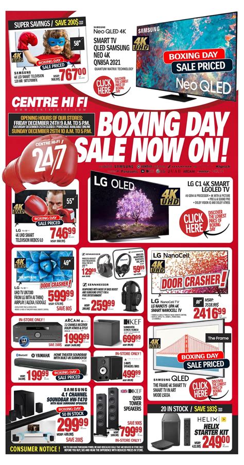 Boxing Day Sale 2022 on TV’s, Fridges, Washers and more